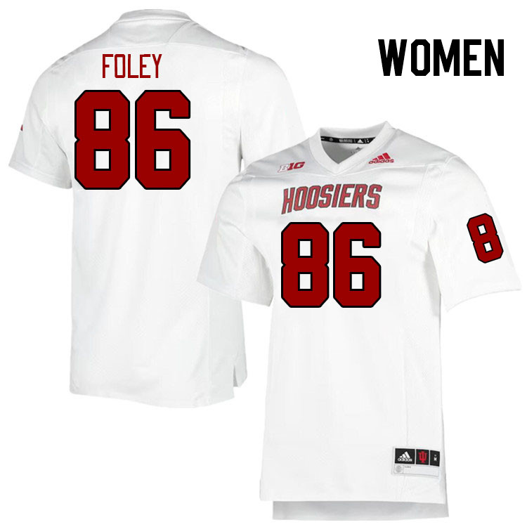 Women #86 Brody Foley Indiana Hoosiers College Football Jerseys Stitched-Retro